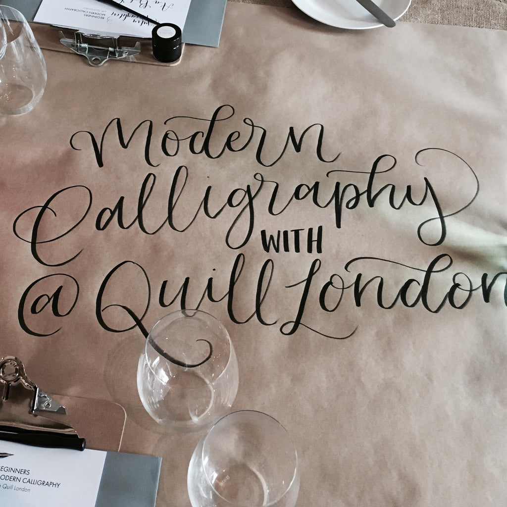 The day I tried my hand at Modern Calligraphy