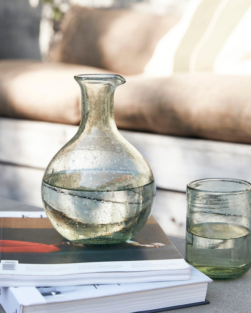 Green Water Jug and Water Tumbler by House Doctor at Andrassy Living